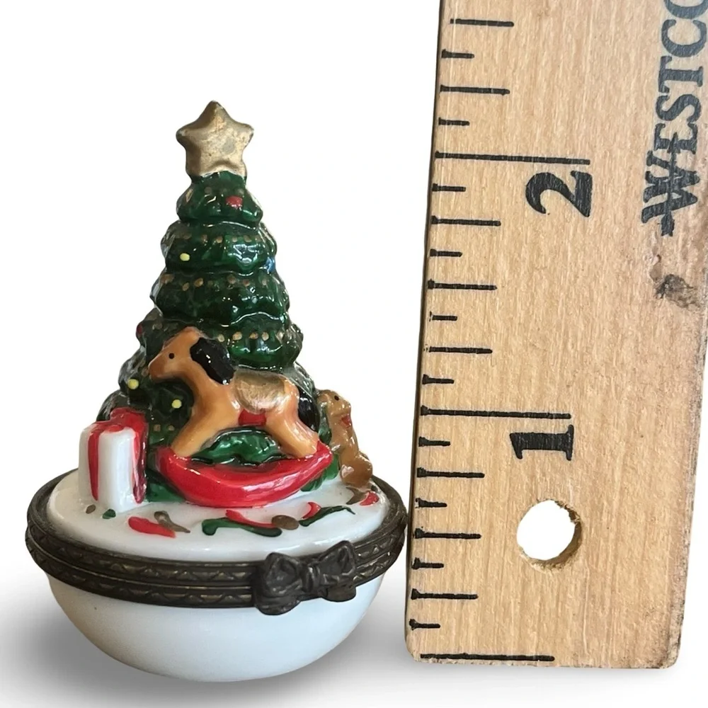 Midwest of Canon Falls Christmas Tree Hinged Trinket Box